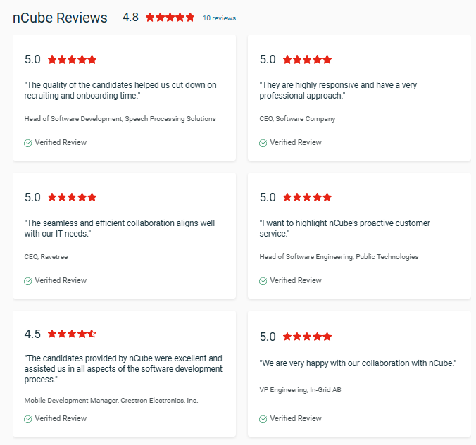 Clutch rating for nCube